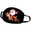 1 Pack Cute Couples_Mask For Christmas Cotton Farbric Washable Reusable Adjustable Earloops Antidust Soft Wear Breathable Outdoor Running Cycling view 1