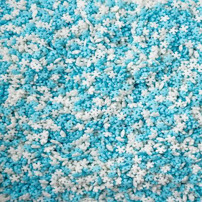 Snowflake Christmas Sprinkles (White, Blue or Mixed) 25g (Blue & White Mix)