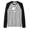 2020 Toilet Paper Roll Cartoon Face Smiling Sarcasm Raglan Baseball Tee view 1