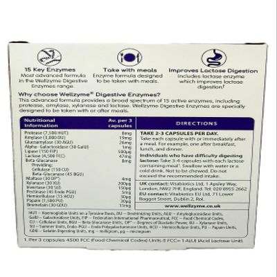 Wellzyme Digestive Enzymes Advanced Formula