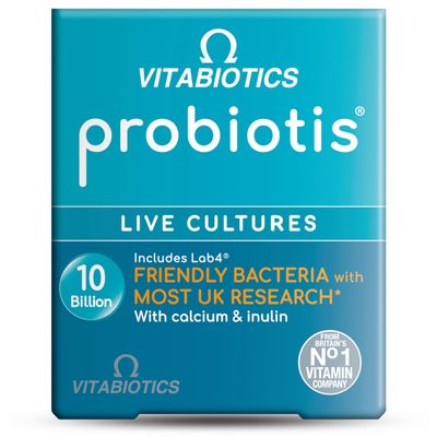 Vitabiotics Probiotis Gut Health Bacteria Supplements 10 Billion - 7 Strains of Live Cultures Supplements