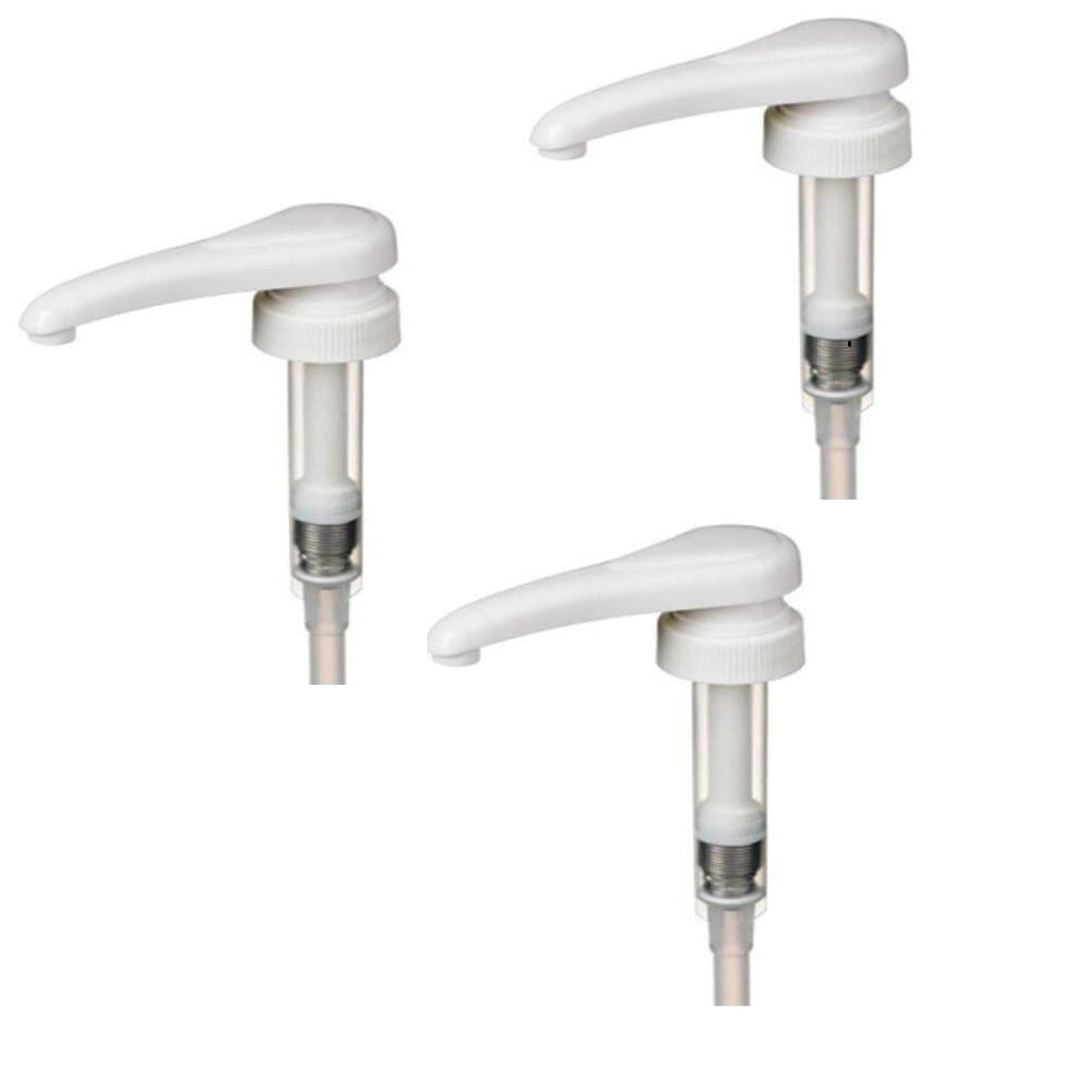 Adems Syrup pumps for the Da Vinci, Torani and Routin 1L Syrup Bottles - Pack contains 3 pumps