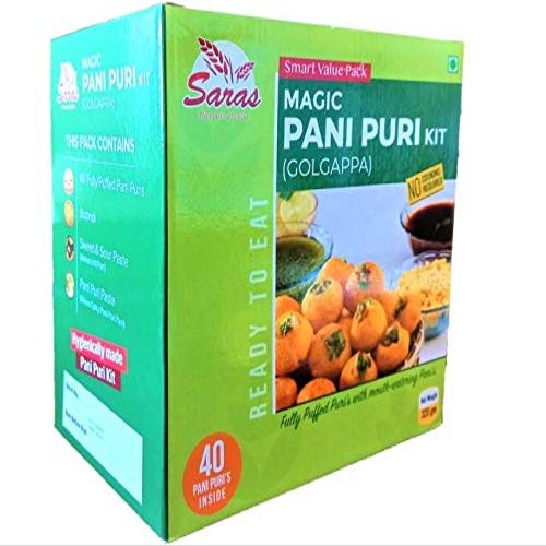 Saras Magic Pani Puri Kit (GolGappa) 320gm - Ready to Eat
