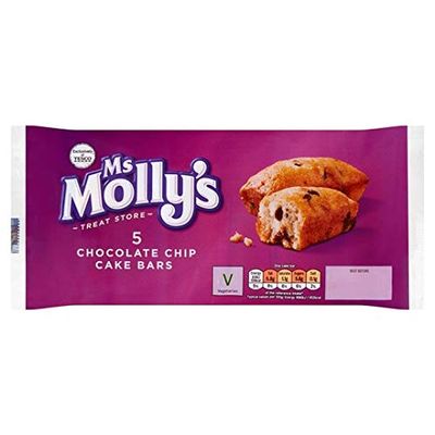 Ms Molly's 5 Chocolate Chip Cake Bars Bundle of 3 Packs