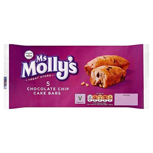 Ms Molly's 5 Chocolate Chip Cake Bars Bundle of 3 Packs