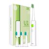 Electric Toothbrush with 4 Heads Ultrasonic Dental Electronic Toothbrushes USB Charge Rechargeable Timer Brush (Color : Purple) view 3