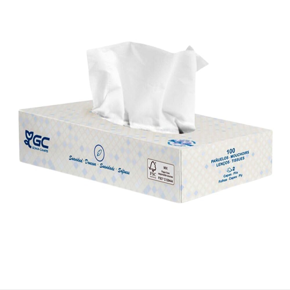 Tissue 2 Layers 21 x 20.5 cm Box of 100