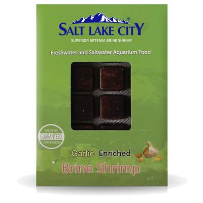 BCUK Frozen Brine Shrimp with Garlic Fish Food x5 Packs