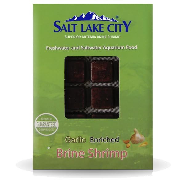 BCUK Frozen Brine Shrimp with Garlic Fish Food x5 Packs