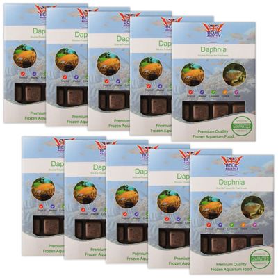 BCUK Frozen Daphnia Fish Food x10 Packs