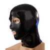 100% Latex Mask Rubber Head Unisex Hood Unique Wear for Club Party Sex Cosplay BA49 (S, Black) view 2