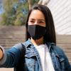 5 PCS Black Face Mask Cover Bandana Balaclavas, 2-Layer Unisex Reusable Fashion Washable face mask (Pack 5, Black) - UK SELLER REQUISITE NEEDS view 2