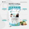 Biotin Hair Growth 10000g with Zinc & Copper, Maximum Strength Beauty Pills, Best Supplement for Hair Growth, Glowing Skin, Strong Nails & Metabolism | 120 Tablets view 2