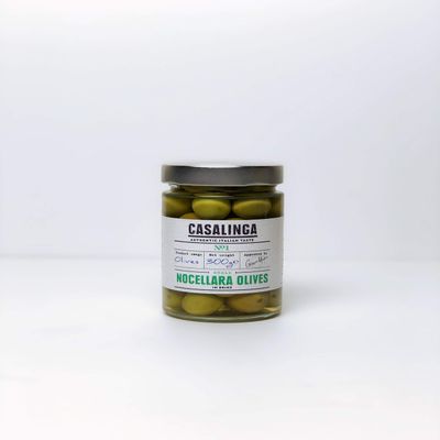 Casalinga Nocellara of Castelvetrano Olives in Brine, 300 g
