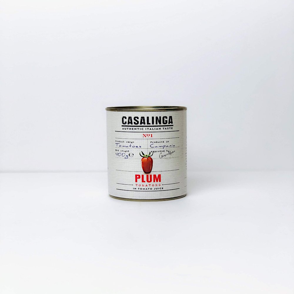 Casalinga Plum Tomatoes in Tomato Juice, 400 g