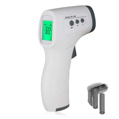 MedPlus GP300 White Thermoscanner with Batteries and Thermometer for Newborns Older Children Adults 120g