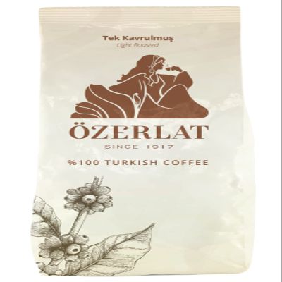 Ozerlat Real Turkish Coffee - Traditional Light Roasted 250g | Brazil Arabica Beans, Ground | Premium Artisan Coffee