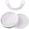 2 Pairs Fake Teeth Braces Whitening Denture Teeth Upper and Lower Jaw, Cosmetic Teeth Veneers for Perfect Smile, Instant Veneers Dentures Cover The Imperfect Teeth for Man Women view 4