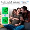 Digital Forehead Thermometer for Babies, Children and Adults | Professional Accuracy | Instant Reading | 20-Reading Memory | 3-Colour Fever Alarm | No-Contact Infrared view 3