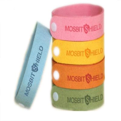 ALCIONO 100% Natural and Waterproof Wrist Bands for Children and Adults - Individually Wrapped, Reusable Travel Protection Outdoor/Indoor - 5 Pc (1.8x23.5x0.16 cm)
