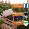 ALCIONO Mosquito Head Net, Face Mesh-Head Protecting Net for Outdoor, Walking with UV Protection and Fly Insects Bugs Preventing Midges Gnats, Carry Bag, Chemical Free view 2