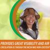 ALCIONO Mosquito Head Net, Face Mesh-Head Protecting Net for Outdoor, Walking with UV Protection and Fly Insects Bugs Preventing Midges Gnats, Carry Bag, Chemical Free view 3