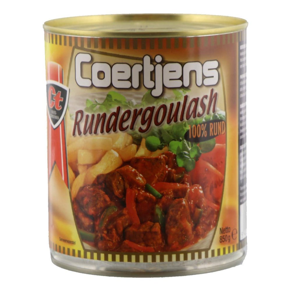 Coertjens Round Goulash Tin 850 g