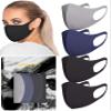 KARIZMA Styling Essentials Cloth Face Mask for Women Pack. 4 Buttery Soft Masks Washable Fabric. (Twilight) Navy, Grey and 2x Black Face Mask Reusable. Stretchy, Comfortable, Fresh Facemask. view 1