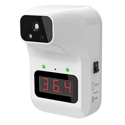 ZYC 3 Types Non-contact Thermometer Body Infrared Thermometer Wall-mounted Desktop Forehead Digital Thermometer Temperature Sensor,B