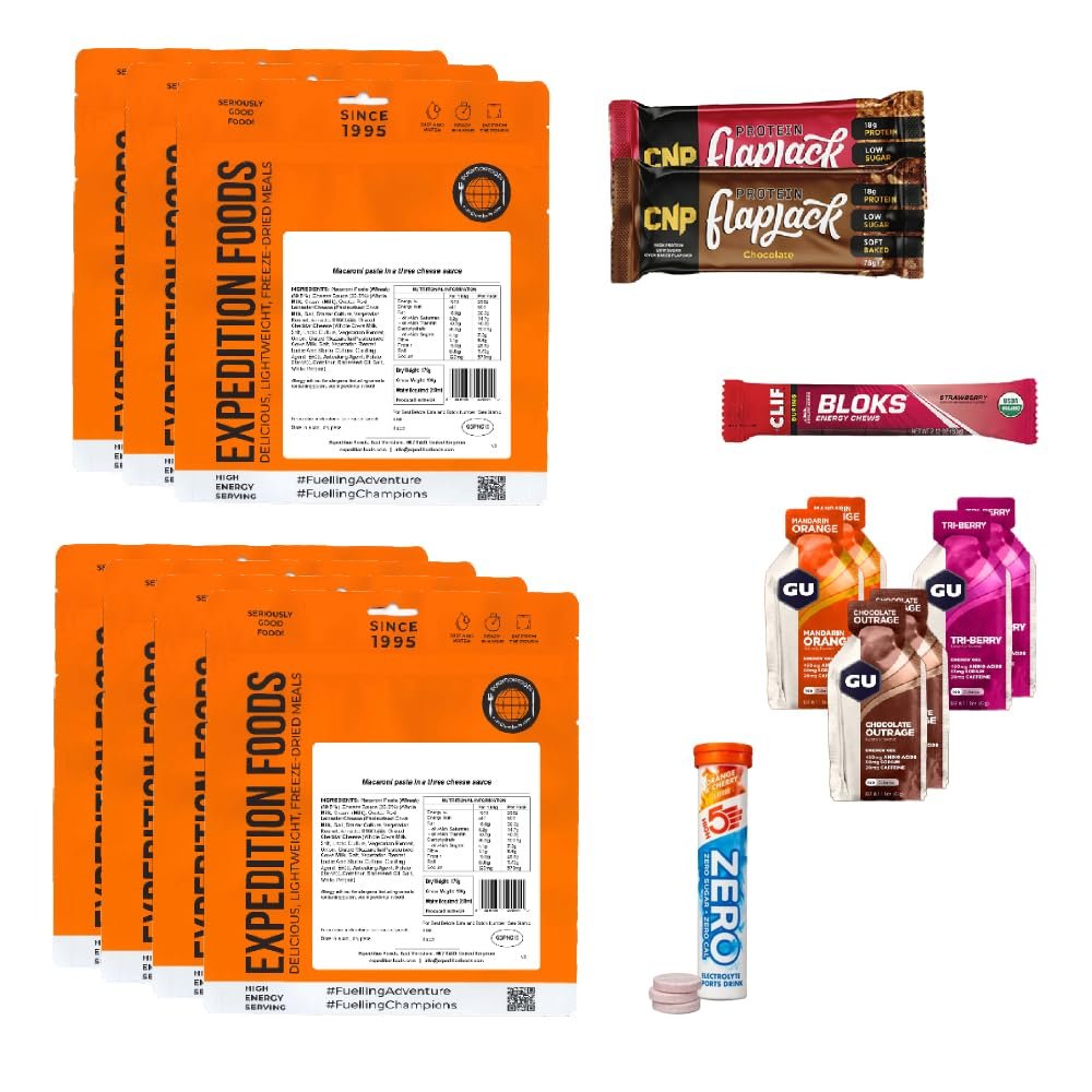 3-Day / 125km Nutrition Pack (High Energy Serving)