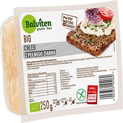 Whole Grain Bread Gluten-Free BIO 250 g - BALVITEN