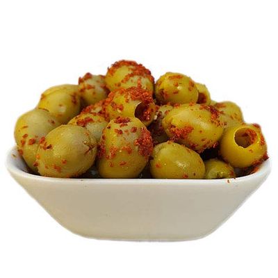 Harissa Marinated Olives (500g - 9.50)