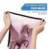 AJINGA Face Coverings Bandana Ear Loops StylishUnicorn Wings Horse Women Neck Gaiters for Dust Wind Motorcycle Men view 3