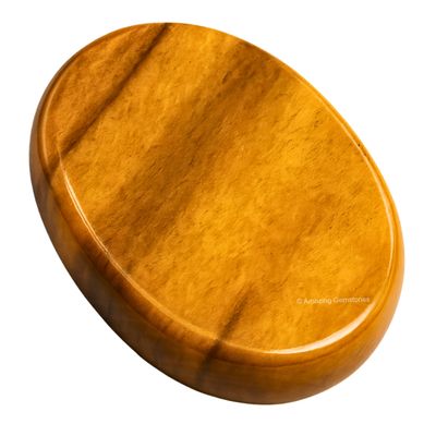 Amazing Gemstone Yellow Jasper Worry Stone Crystals and Healing Stones - for Stress Relief Gifts Piedra Crystal Fidget Unique Stocking Stuffers Birthday Women, Men
