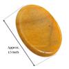 Amazing Gemstone Yellow Jasper Worry Stone Crystals and Healing Stones - for Stress Relief Gifts Piedra Crystal Fidget Unique Stocking Stuffers Birthday Women, Men view 2