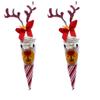 Swan household  - 2 Pack Christmas Xmas Reindeer Hot Chocolate & Marshmallows Making Kit 110g view 1