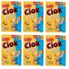 6X Saiwa Oro Ciok Pocket Mini Biscuits Filled with Low-Fat Cocoa Cream ( 4 Bags of 40g ) 160g Cookies view 1