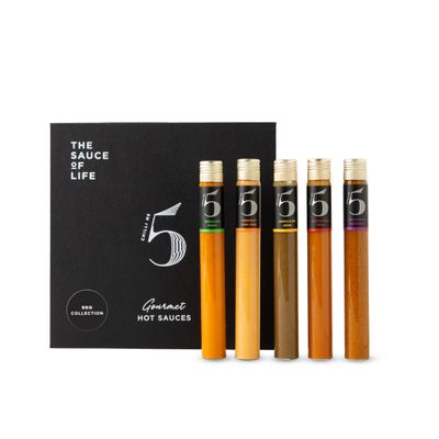 The BBQ Collection - BBQ Chilli Sauces Gift Set - BBQ Hot Sauces - Chilli No. 5
