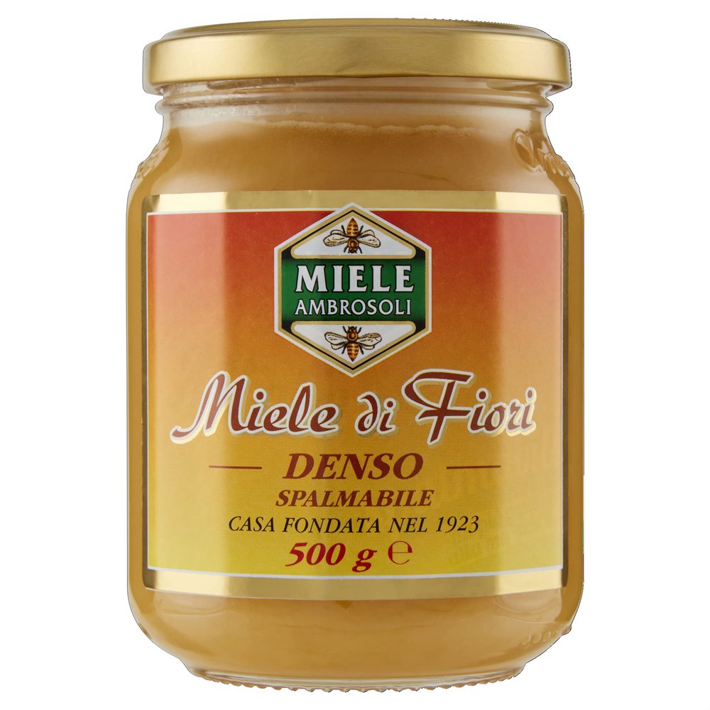 Ambrosoli Miele di Fiori Italian Spreadable Honey 500g
