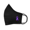 inking house Domestic violence awareness Cotton Face Mask Protective Covering Washable Reusable Breathable Cover Purple Ribbon view 1