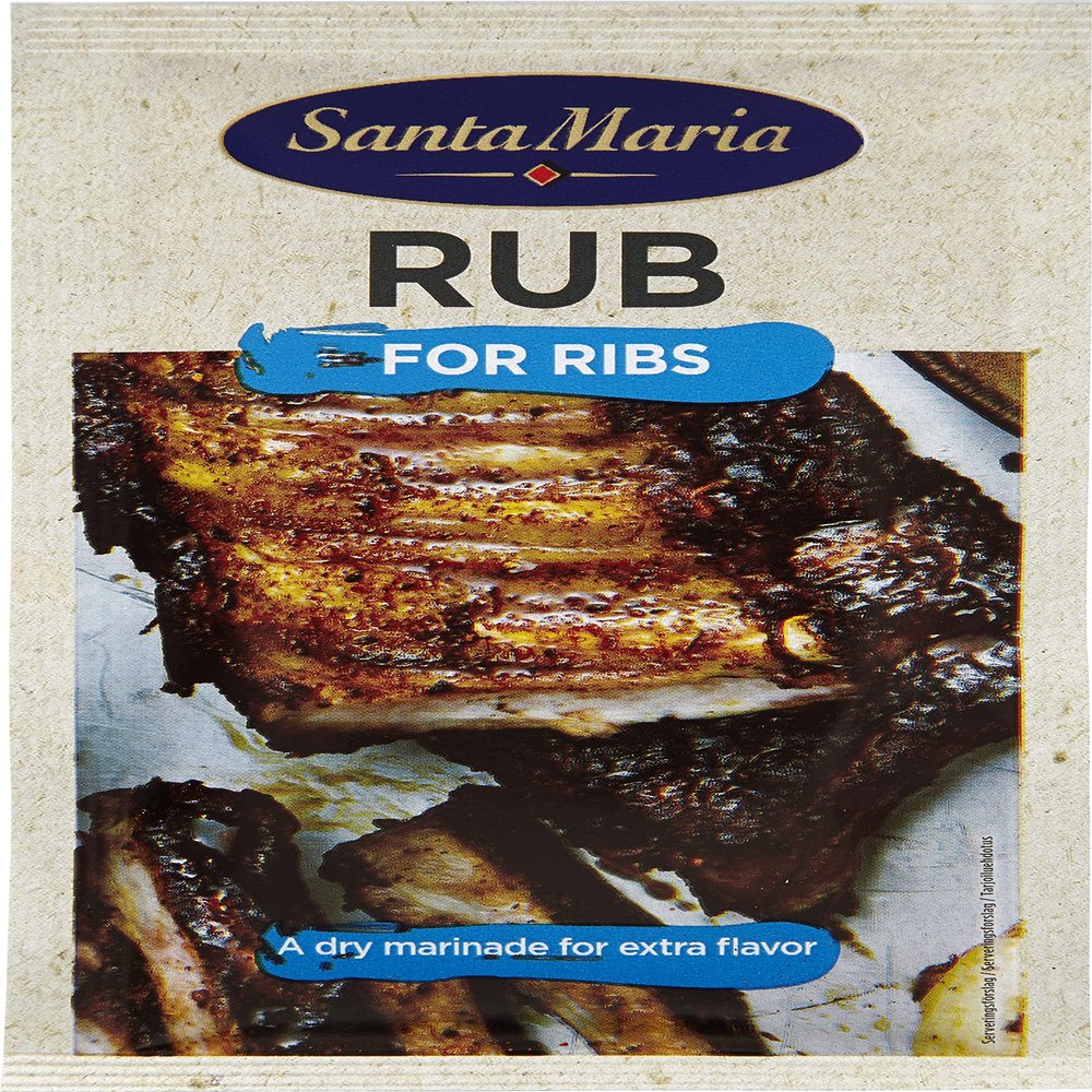 Santa Maria BBQ grilling ribs  bag 30 g