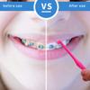 4PCS Tuft Toothbrush Interspace Soft Interdental Single Tufted Brush End Tuft Tapered Toothbrush Gum Brushes Orthodontic Gap for Braces Dental Cleaning view 4