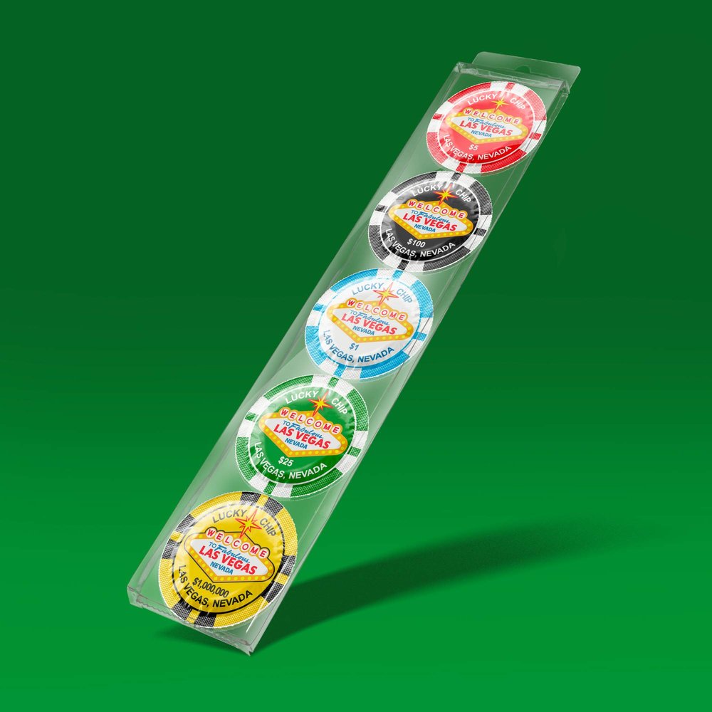 5 POKER CHIP CONDOMS