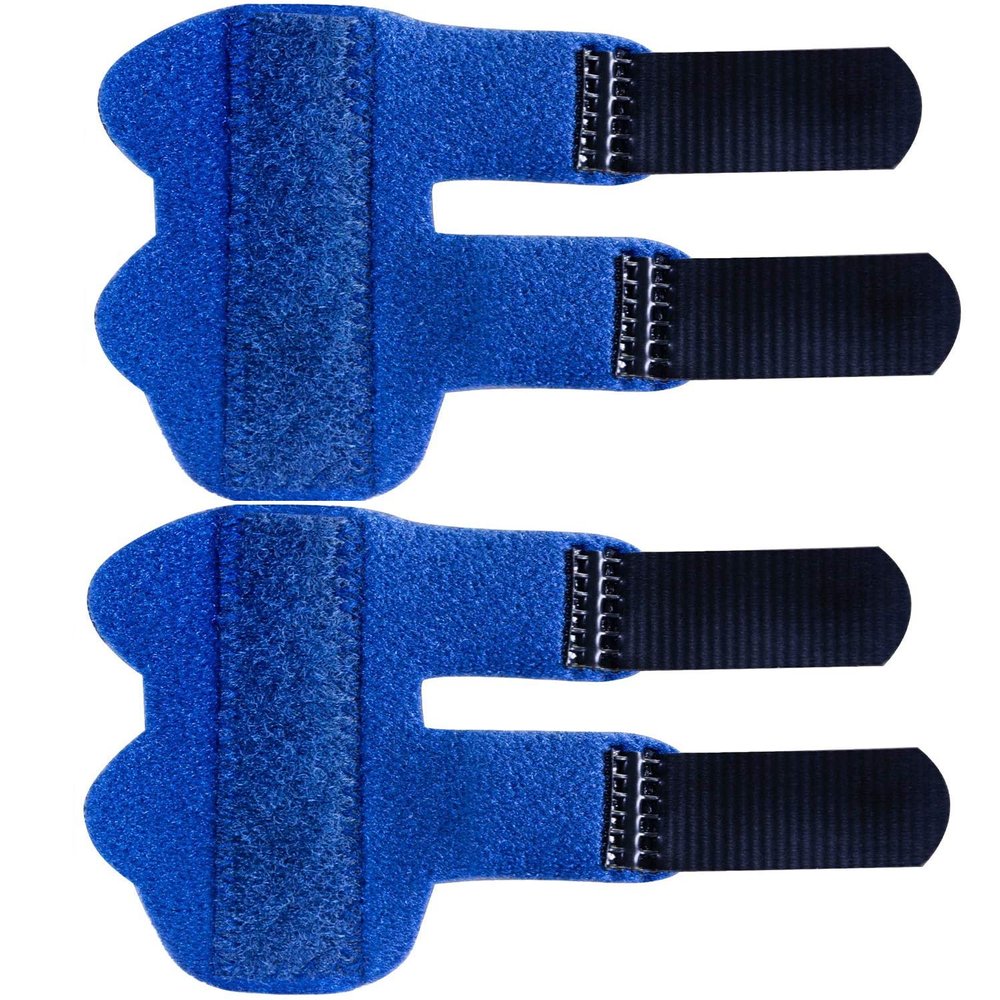 BOBOZHONG Trigger Finger Splin,2PCS Finger Support Splint,Finger strap,Adjustable Aluminium Support for Extension Straightening for tendons Release and Pain Relief