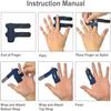 BOBOZHONG Trigger Finger Splin,2PCS Finger Support Splint,Finger strap,Adjustable Aluminium Support for Extension Straightening for tendons Release and Pain Relief view 3