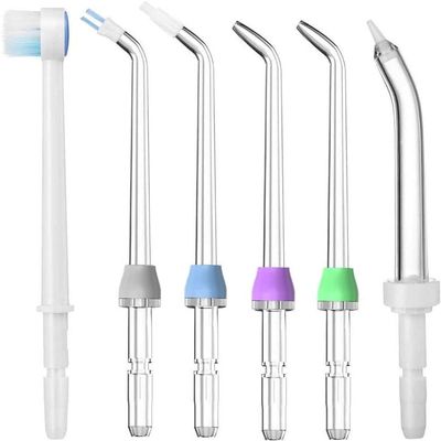 Flosser Replacement Tips for Waterpik Water Flosser, High-Pressure Water Flosser Tip Replacement, Compatible with Waterpik Oral Irrigator (6 Piece Set)