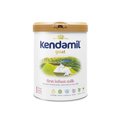 (1x800g) Kendamil Goat First Infant Milk, Stage 1 British Made, Goat Whole Milk Formula with HMOs, with A2, No Palm Oil, No Fish Oil, No SOYA, No GMOs