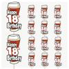 AK Giftshop Pint of Ale Themed Birthday Number Party Food Cupcakes Picks Decorations Toppers (14 Pack) - CUSTOMISED with Any Age view 1