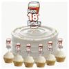 AK Giftshop Pint of Ale Themed Birthday Number Party Food Cupcakes Picks Decorations Toppers (14 Pack) - CUSTOMISED with Any Age view 3