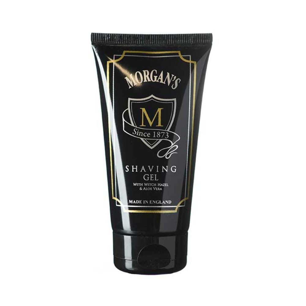 Morgan's Pomade Shaving Gel for Smooth and Precise Shaving, Softens the Skin and Facial Hair and Reduces Irritation, with Witch Hazel and Aloe Vera 150ml